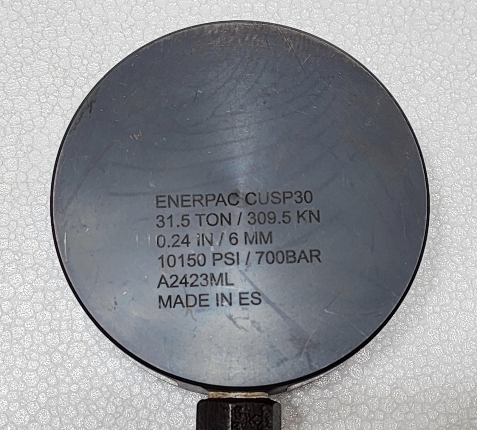 Enerpac CUSP30 Ultra Flat Hydraulic Cylinder 31.5ton 0.24in / 6mm Stroke