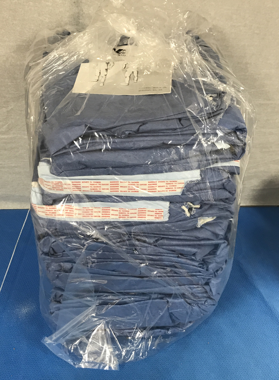 Kimberly-Clark 45023 A60 Denim Blue Coveralls, Large, Hood – cs/24