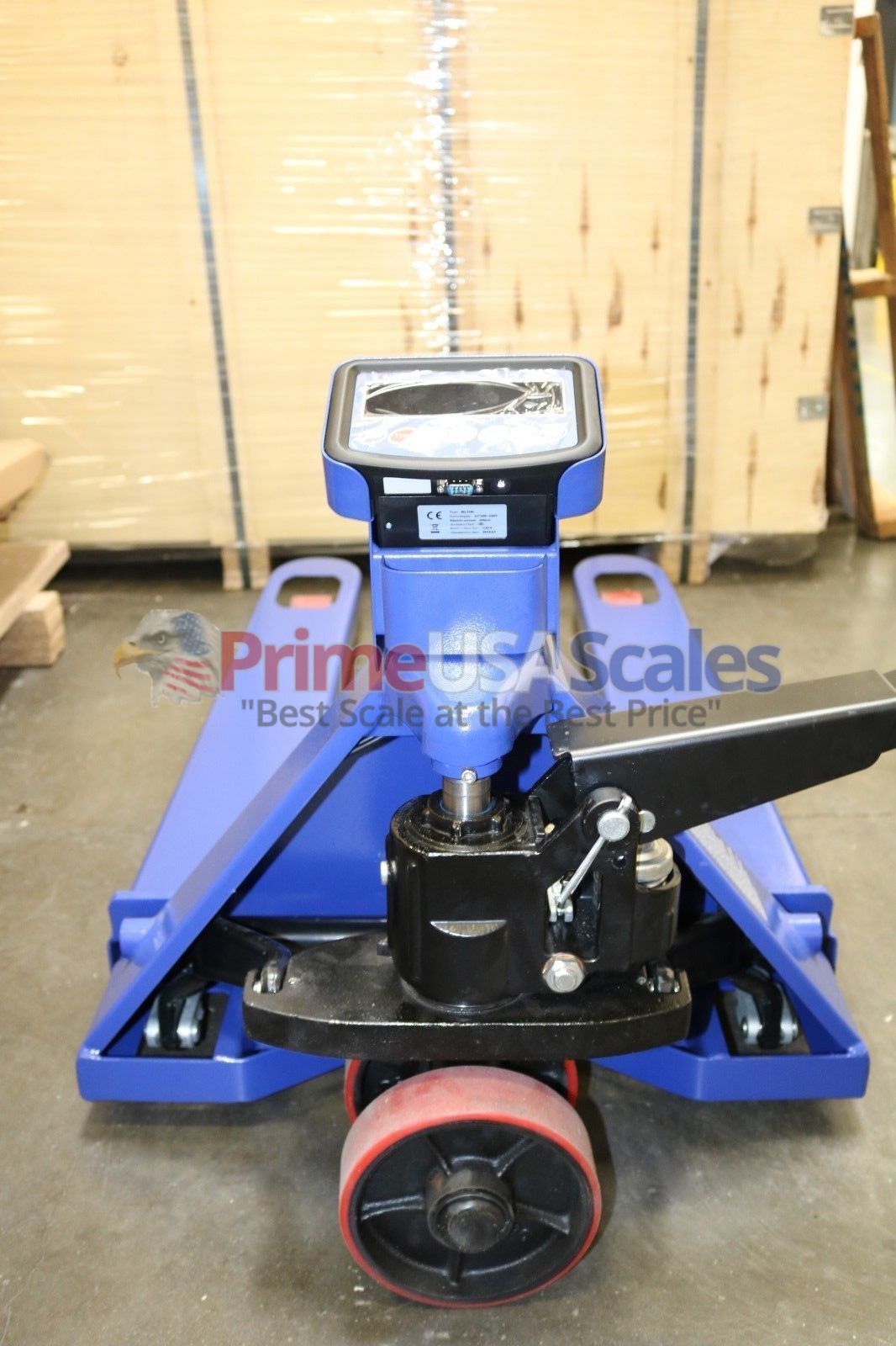 5 Year Warranty Pallet Jack Scale with Built-in Scale 3,500 x 1 lb Capacity