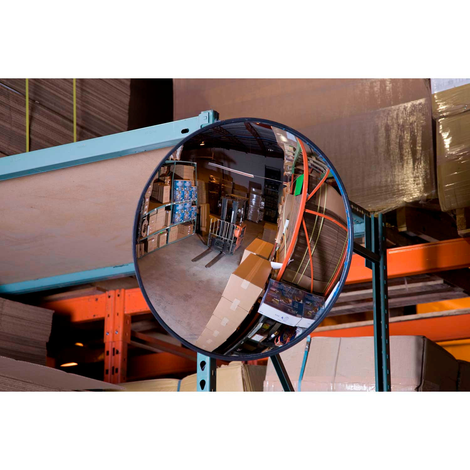 Round Glass Convex Mirror Indoor 36″ Dia. 160176; Viewing Angle