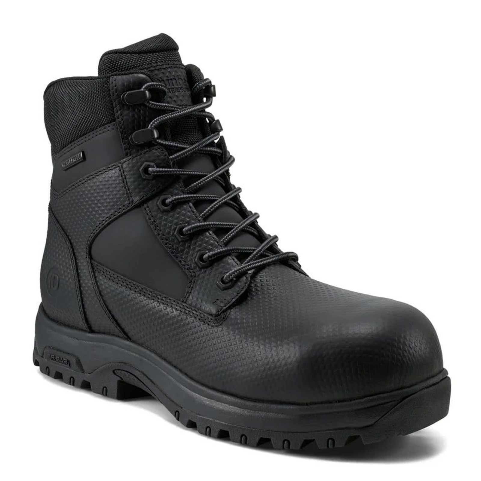 Dunham 8000 Works 6″ Safety Boot (Men) – Black Textured Leather Size 10.5 6E