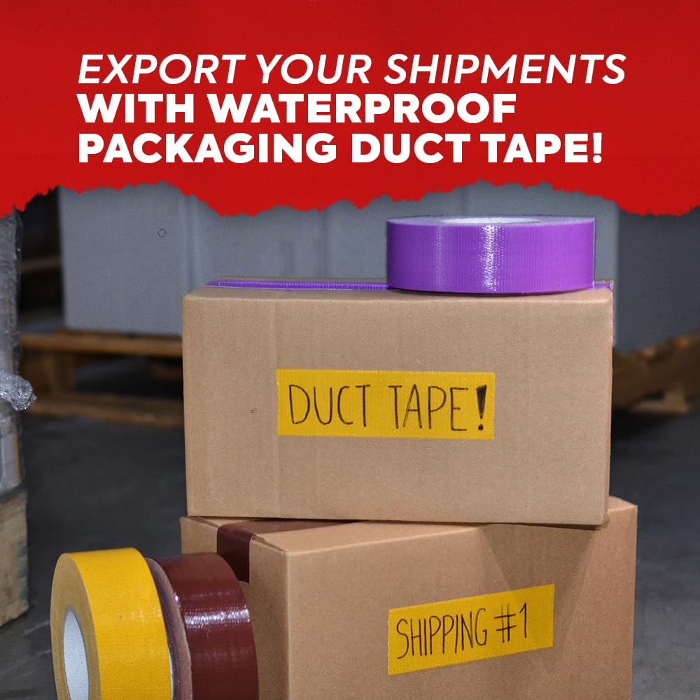 MAT Industrial Grade Dark Blue Duct Tape, 2″ x 60′, Waterproof & UV Resistant