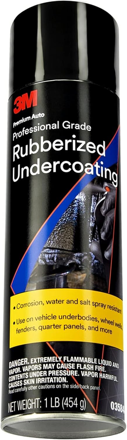 Professional Grade Rubberized Undercoating Corrosion Water Salt Resistant 16 Oz