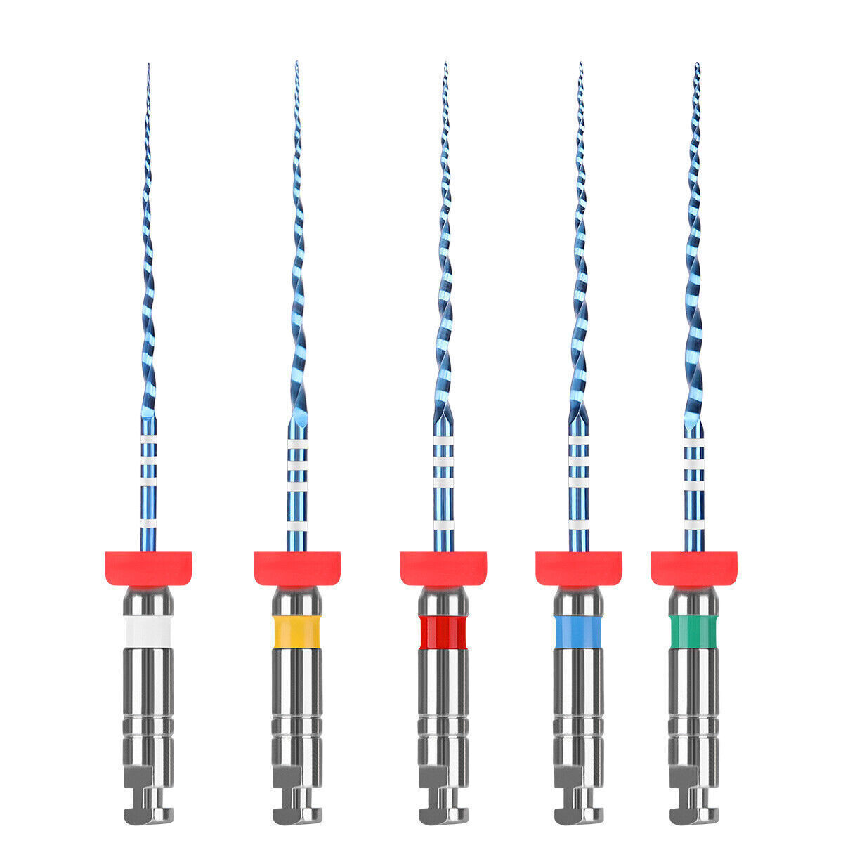 21/25mm .06 .04 Taper Asst Blue Rotary Files Dental Endo Root Canal File Blue