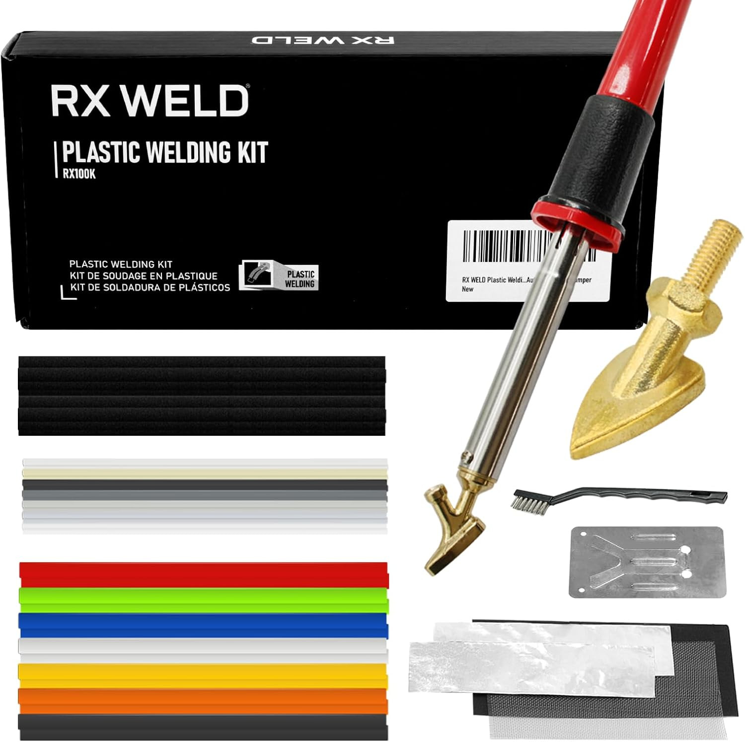 Plastic Welding Kit,100W Plastic Welder,Plastic Repair Kit for Automotive Car Bu