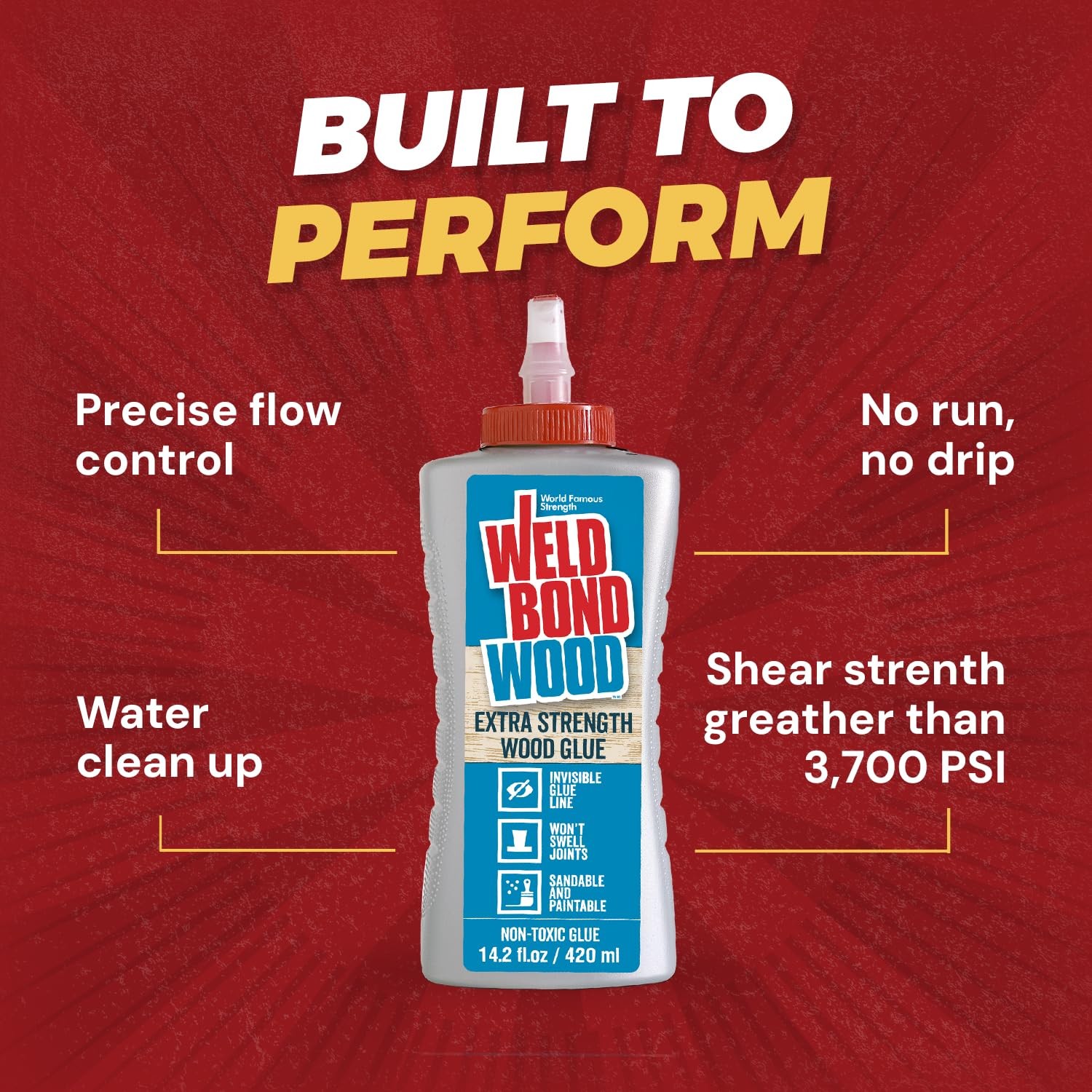 Extra Strength Wood Glue for Woodworking, Furniture Repair & DIY Projects – N…