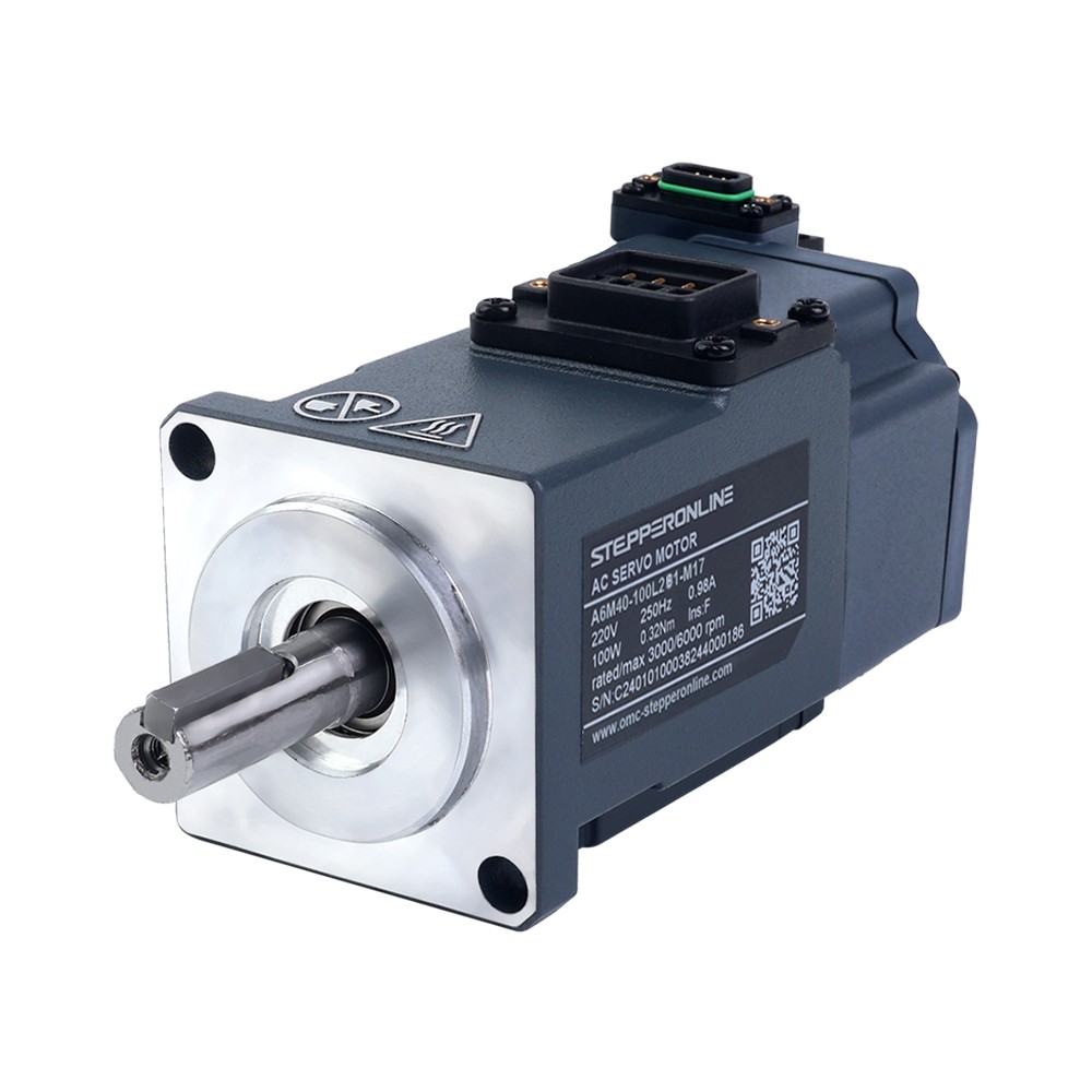 100W EtherCAT AC Servo Motor Kit 3000rpm 0.32Nm w/ Brake 17-Bit Encoder IP67