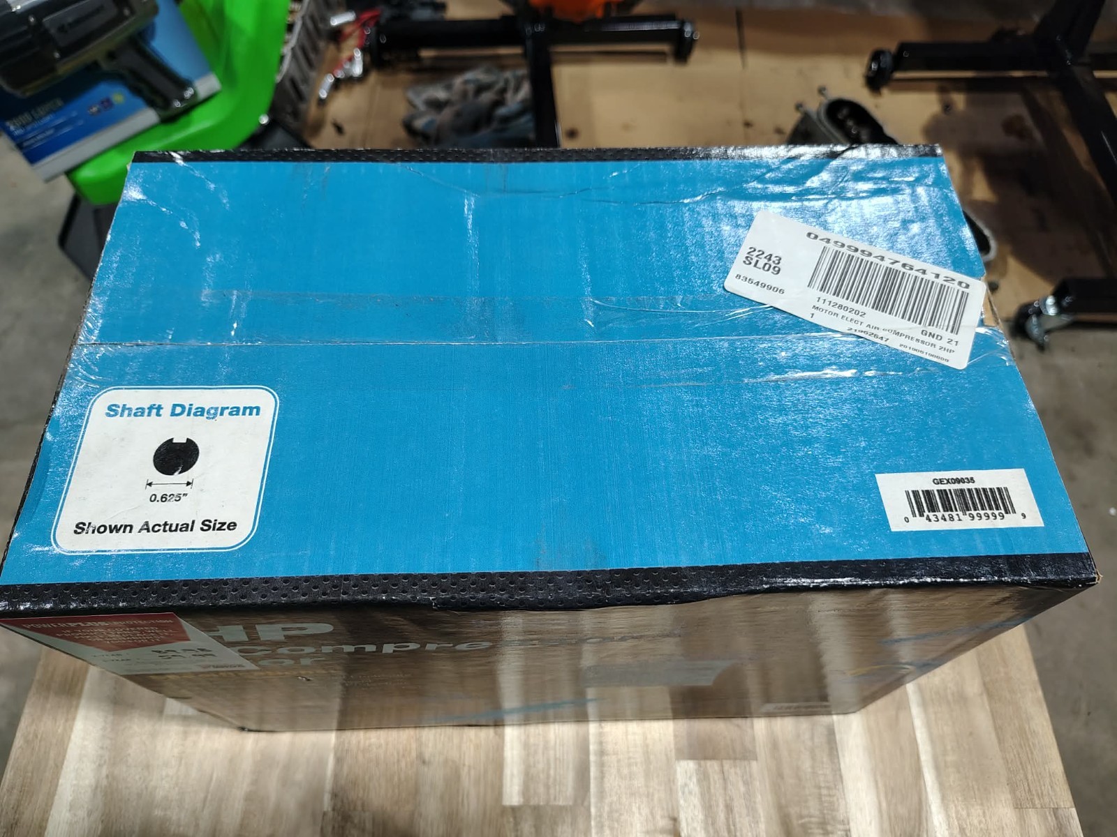 Marathon 2HP Air Compressor Motor 5KCR48TN2650AY Clockwise Only BRAND NEW SEALED
