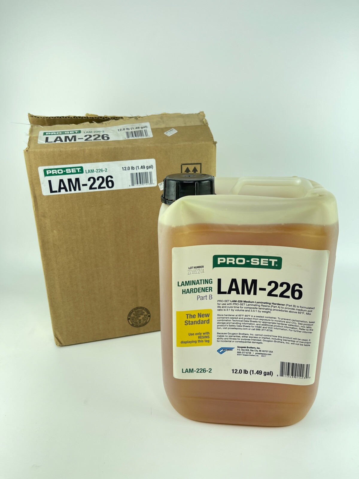 PRO-SET LAM-226-2 Medium Laminating Hardener (PART B) 12.0lb 1.49 Gal