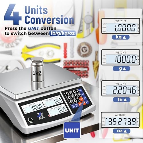 Industrial Counting Scale 30kg 66lb x 0.1g Precision
