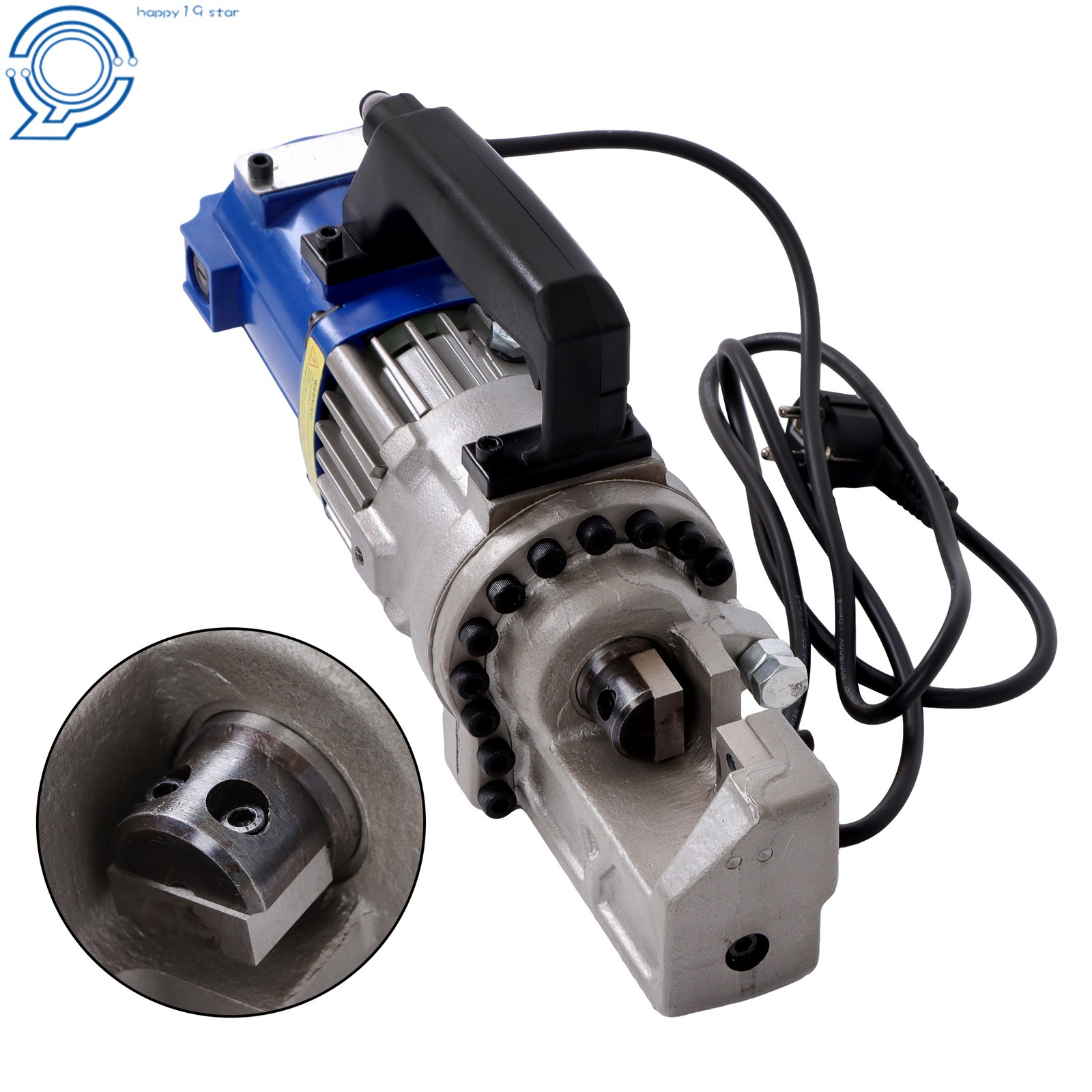 Hydraulic Rebar Cutter 1350W RC-22 3/20»-7/8» Adjustable Dust-Free Operation