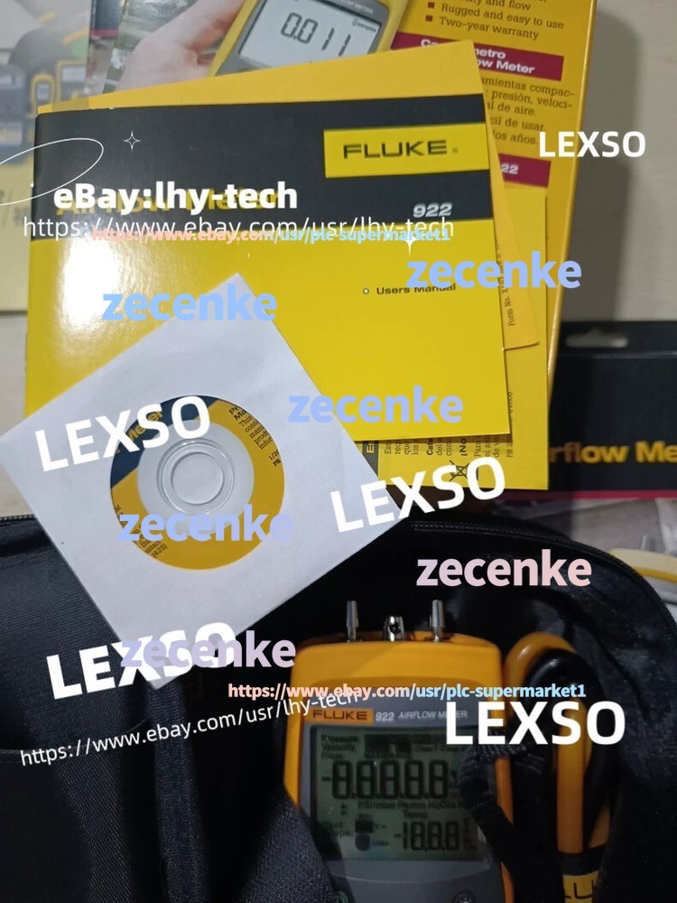 Fluke 922 Airflow Micromanometer with Bright Backlit DisplaystockPT-test