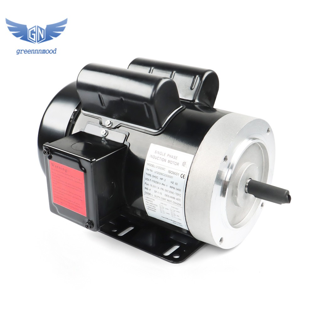 2HP Electric Motor 3450 RPM 56C Frame 115V/230V 60HZ 5/8″Shaft