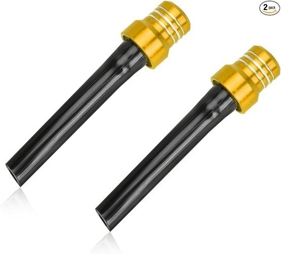 2 PCS Breather Hose Gas Fuel Tank Cap, One Way Tank Valve Vent T Color: Yellow