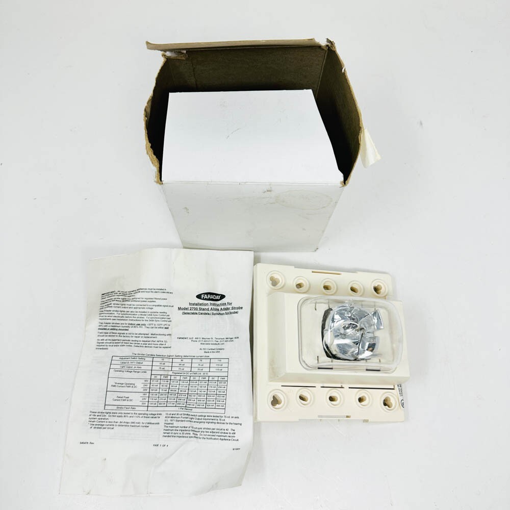 Faraday Model 2700 Stand Alone Adapter Strobe without Flange