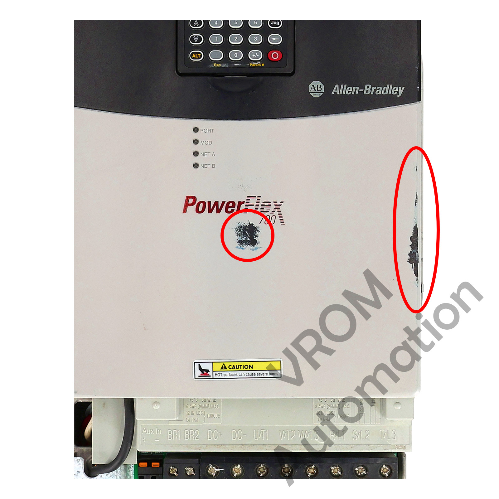 Allen Bradley 20BD052A0AYNANA0 /A PowerFlex 700 480V 52A 40HP Normal Duty 30HP H