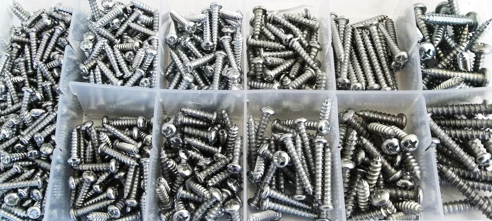 550pc GOLIATH INDUSTRIAL SMS550 SHEET METAL SCREW ASSORTMENT PHILLIPS ASSORTED