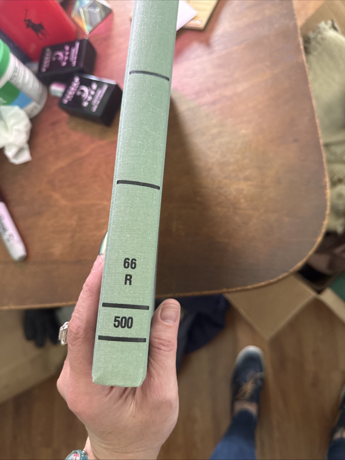 Boorum & Pease 500 Page Record Ledger Book Hardcover Green 66-500-R