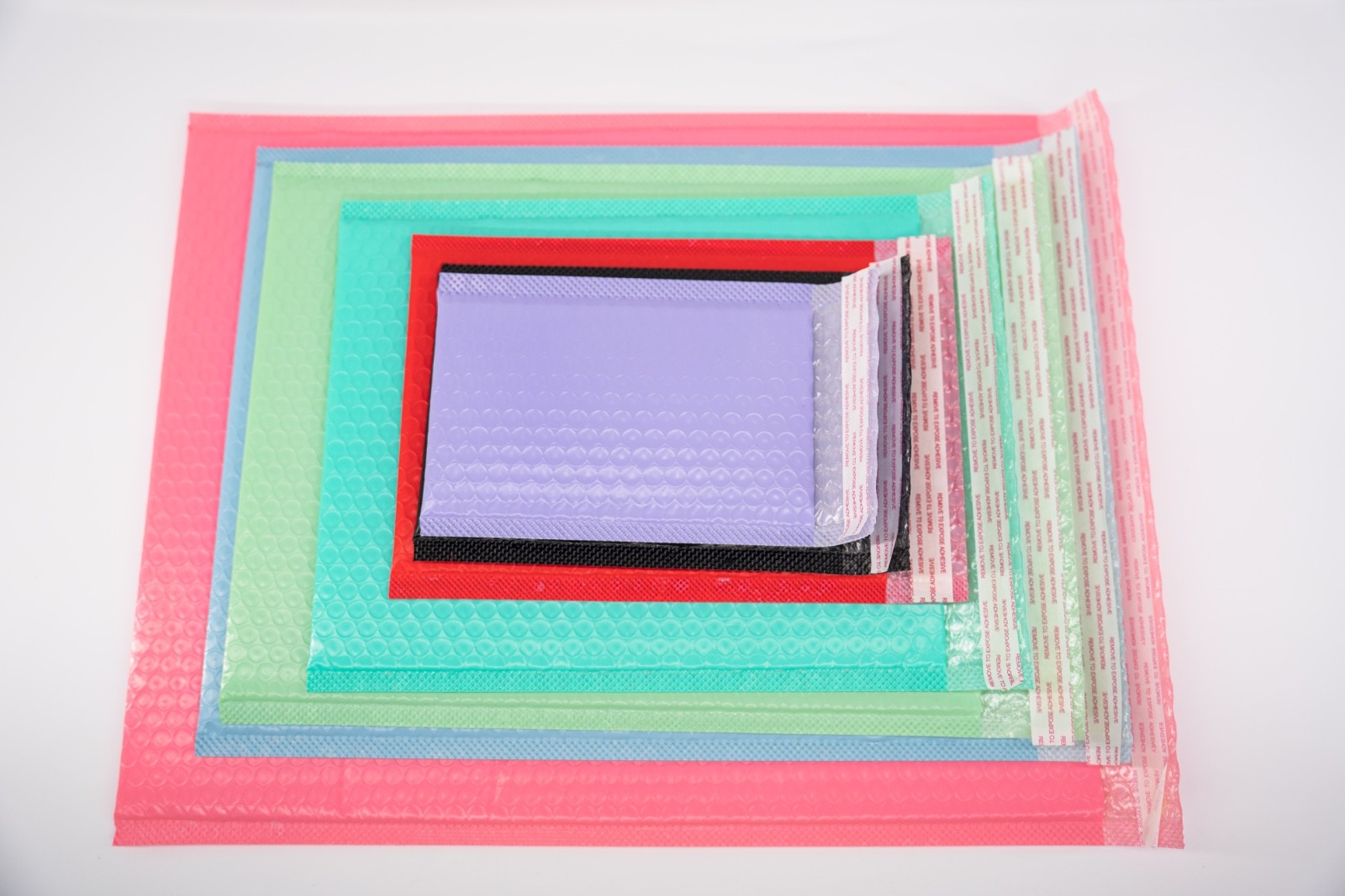 11.3×14 in Waterproof Bubble Mailers Multicolor Shipping Bubble Padded Envelops