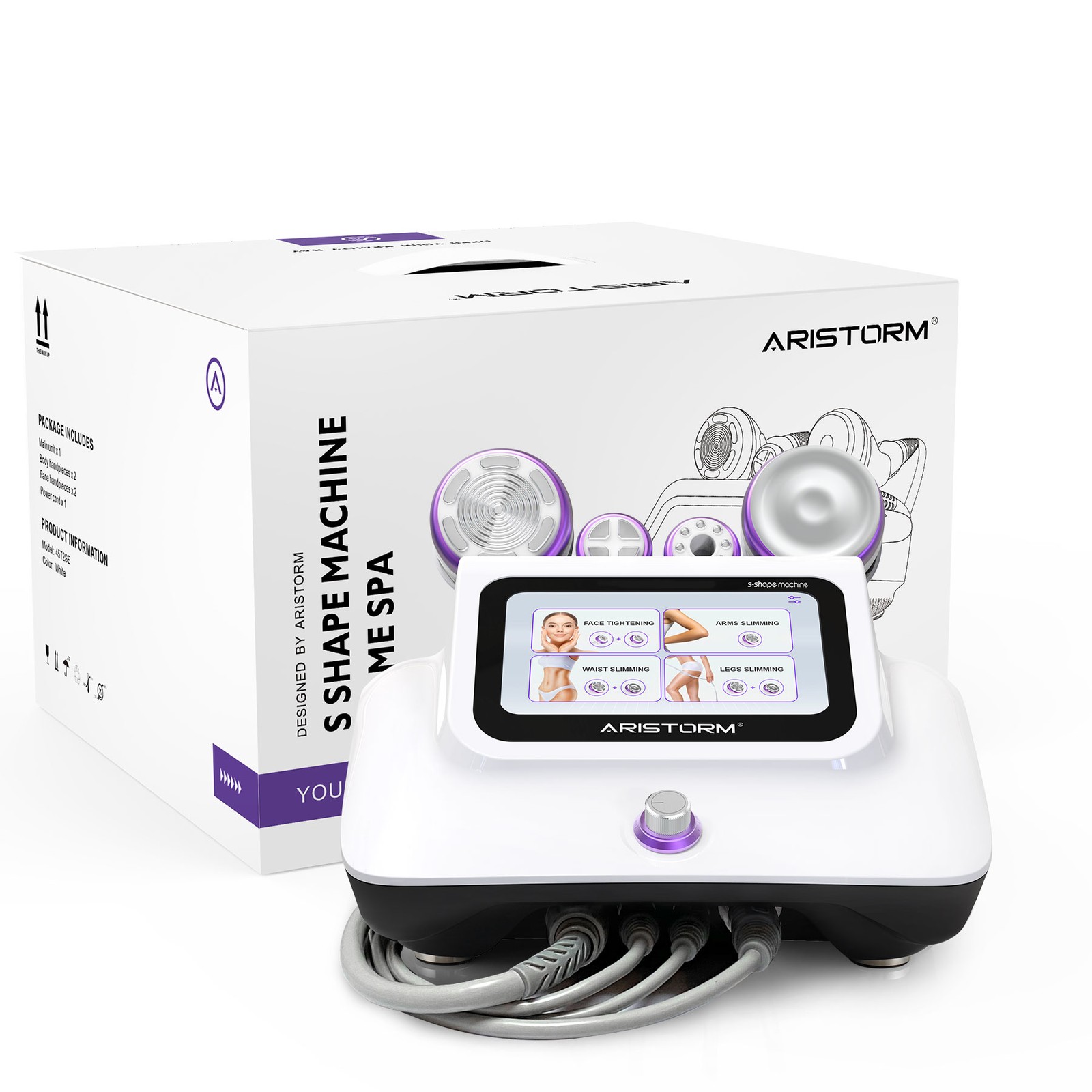Premium 4 in1 Beauty Machine for Facial Skin Elasticity & Silhouette Enhancement