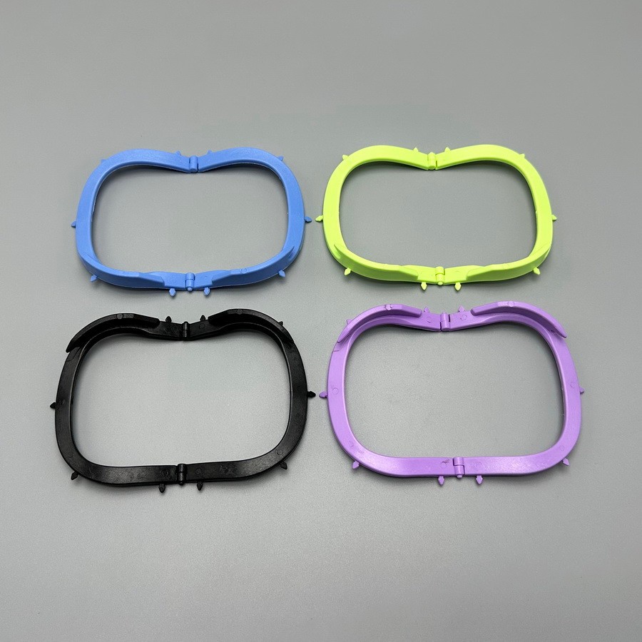 Dental Foldable Bracket Frame Plastic Rubber Dam Sheet Frames Oral Barrier Tool