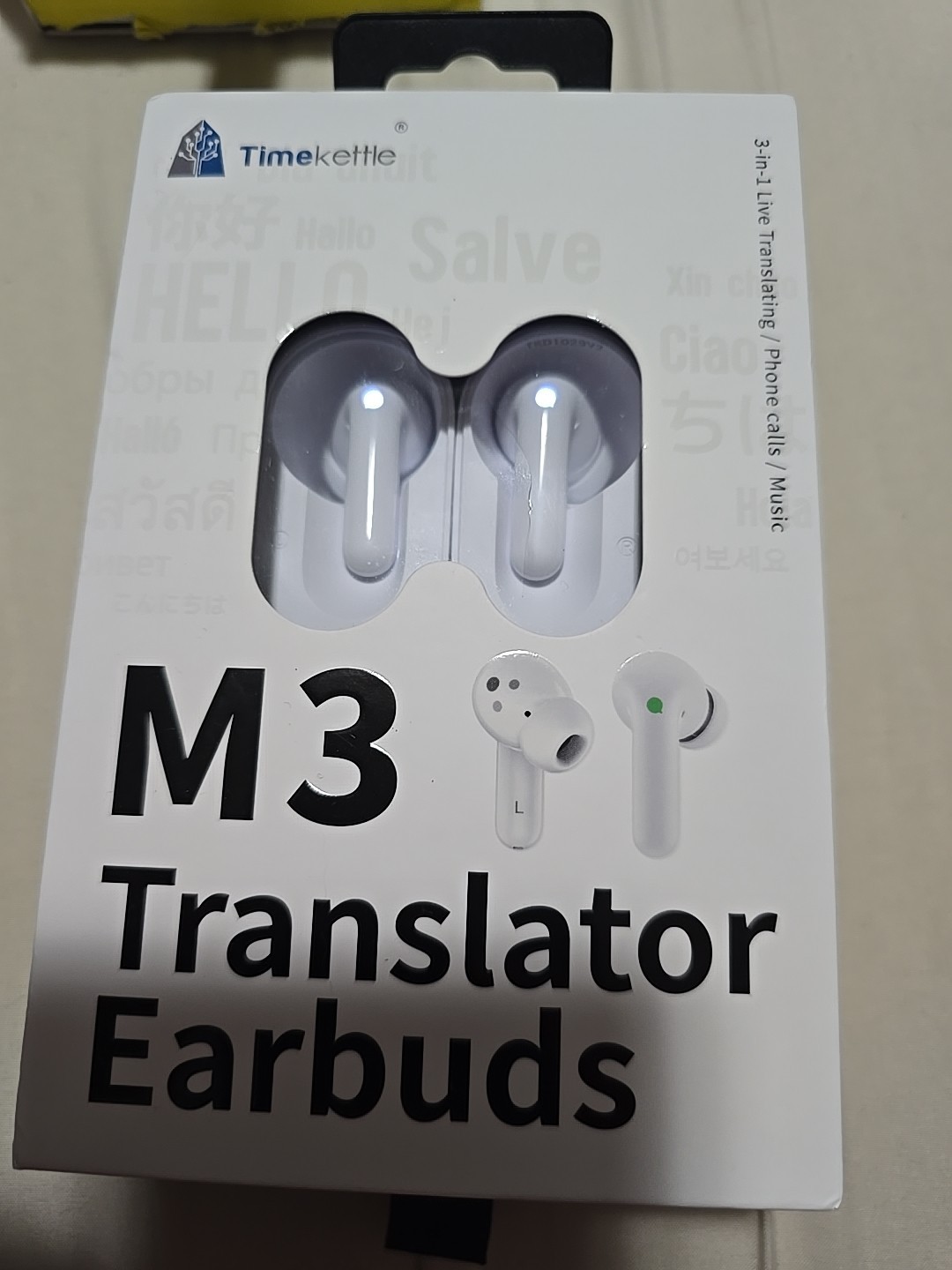 Timekettle M3 Language Translator Earbuds, Two-Way Translator Device