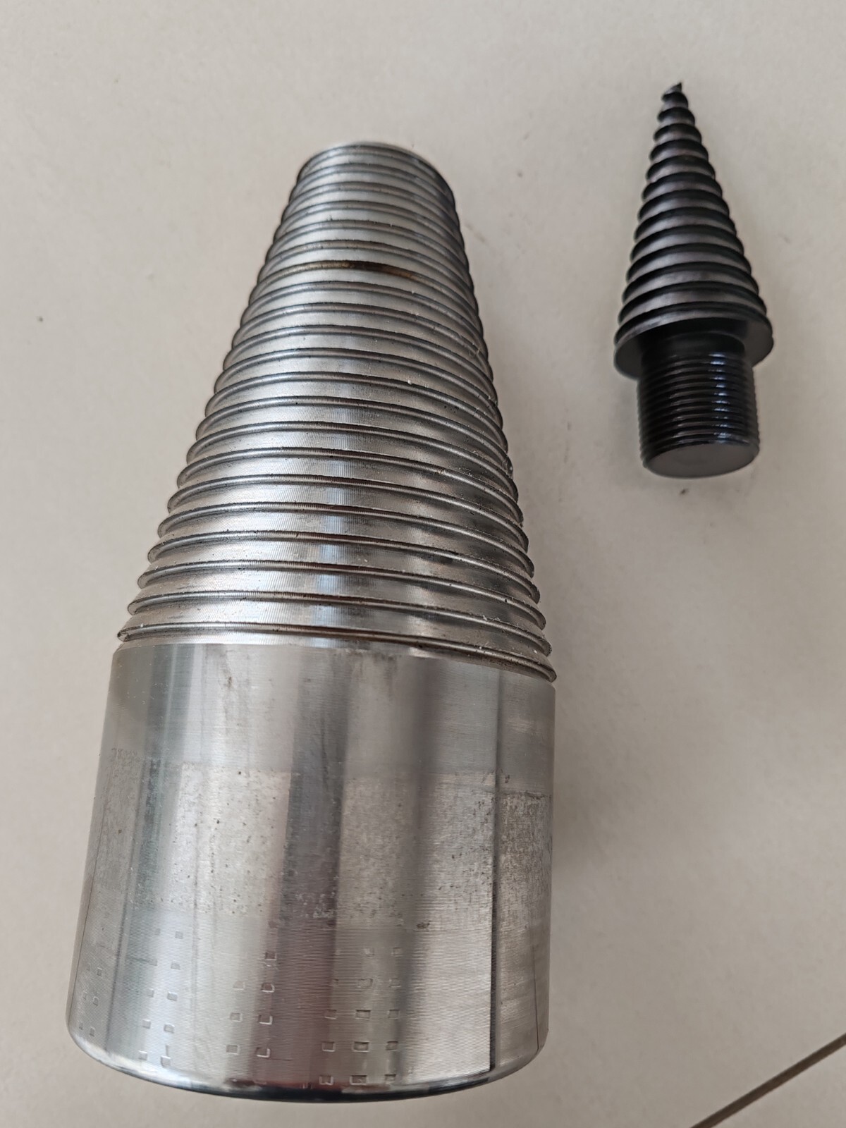 Drill cone cone splitter 80mm 90mm 100mm wood splitter removable tip splitter
