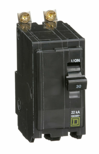 NIB – Square D – QOB230GFI – Mini Circuit Breaker, Qo, 30A, 2-Pole, 120/240Vac