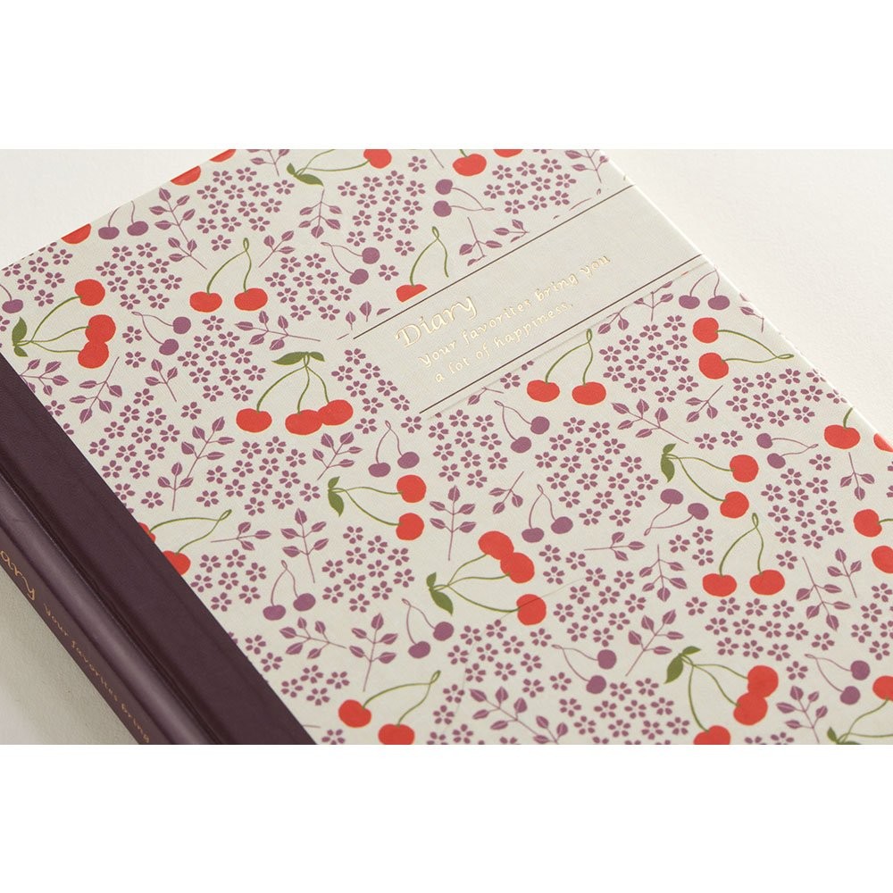 MIDORI diary cherry pattern 12388006