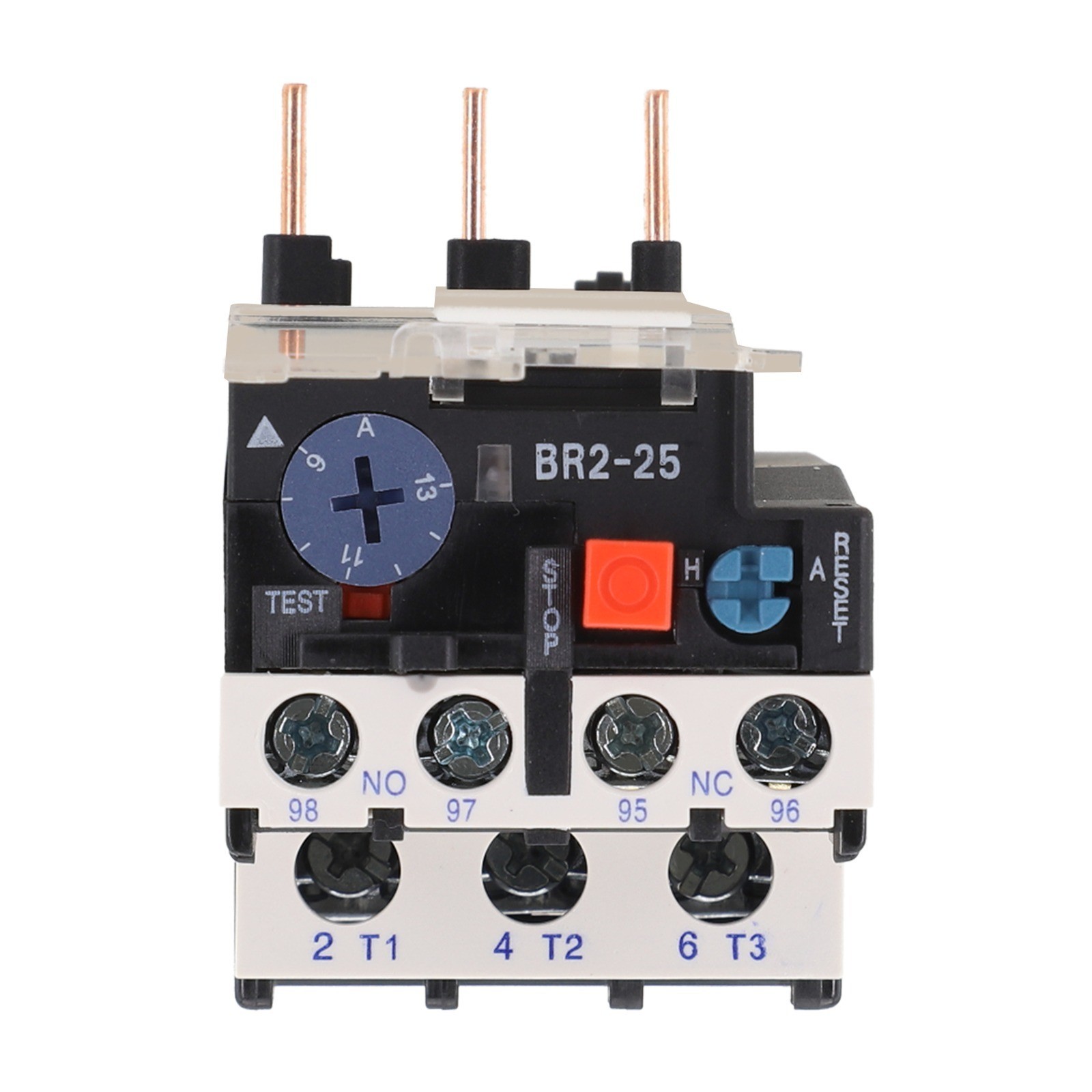 New Practical Motor Relay Thermal Overload 0.1-25Amp With Indicator Light