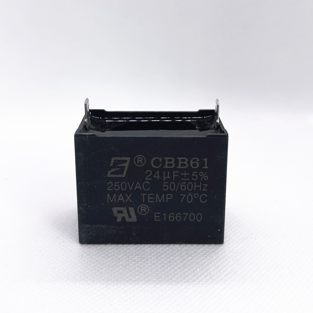 CBB61 250V 4/5/6/8/10/12/15/20/24/25 UF Fan Motor RUN Capacitor 2 PINS
