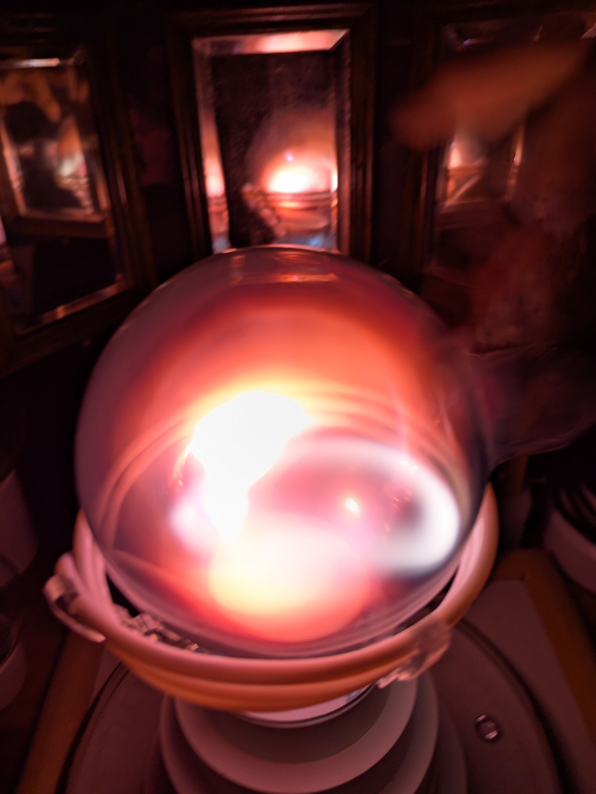 1L Ho/Xe Zerg Labs Experimental TICP Electrodeless Plasma Art Flask