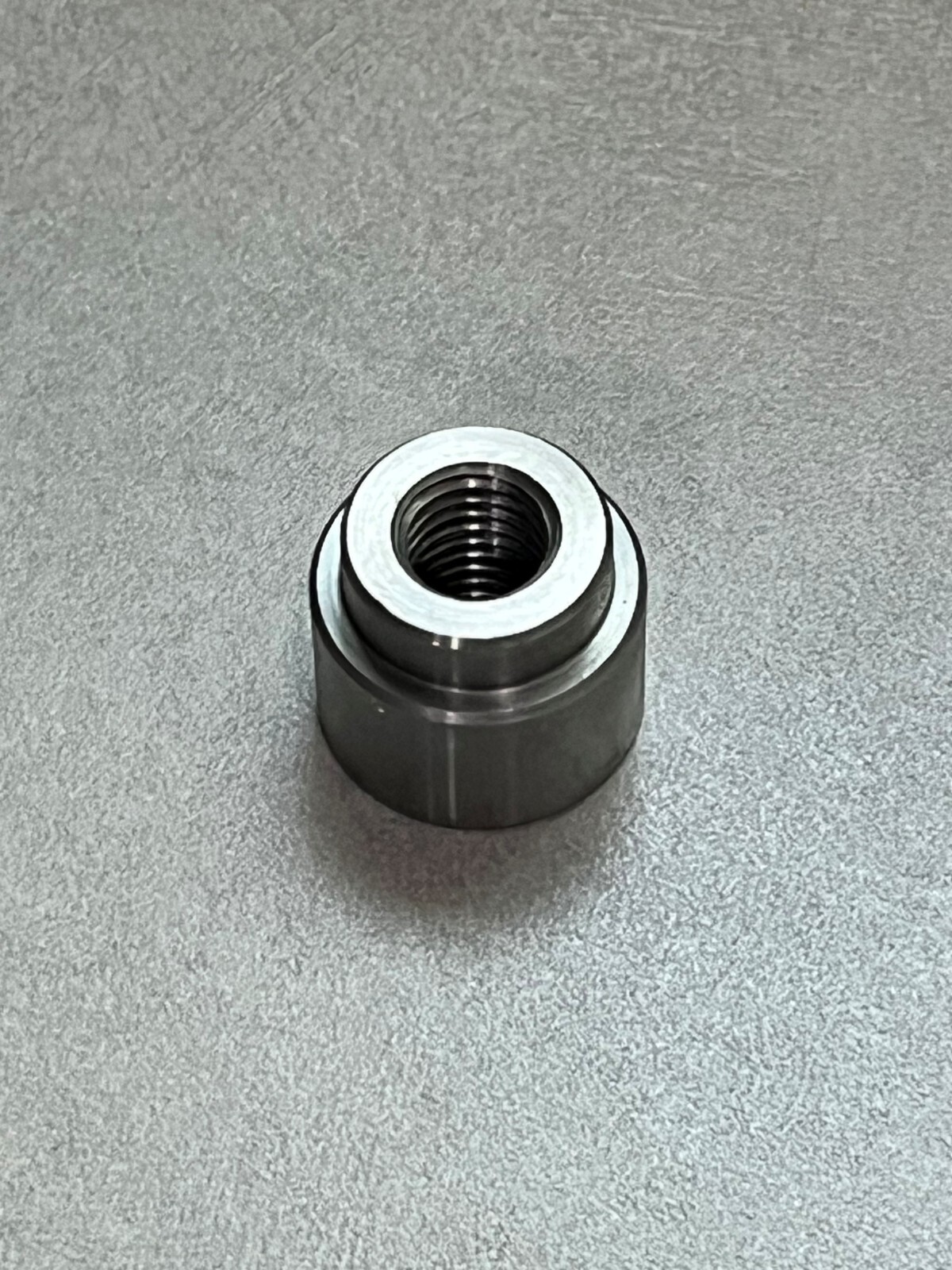 M12 Threaded Boss AISI 1522 Carbon Steel OD 25mm Length 21.5mm M12 x 1.75