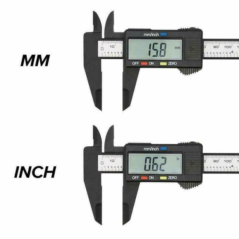 6» LCD Digital Vernier Caliper Micrometer Measure Tool Gauge Ruler 150mm