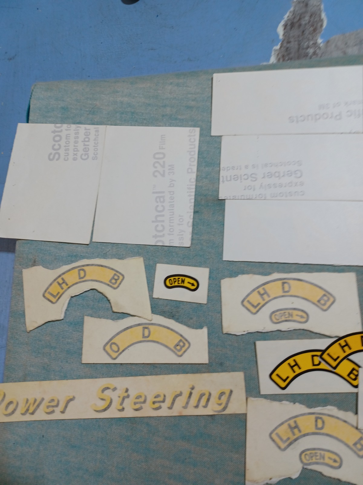 Massey Harris Decals Lot: Roll-O-Matic, POWER STEERING, 333 and 444, etc