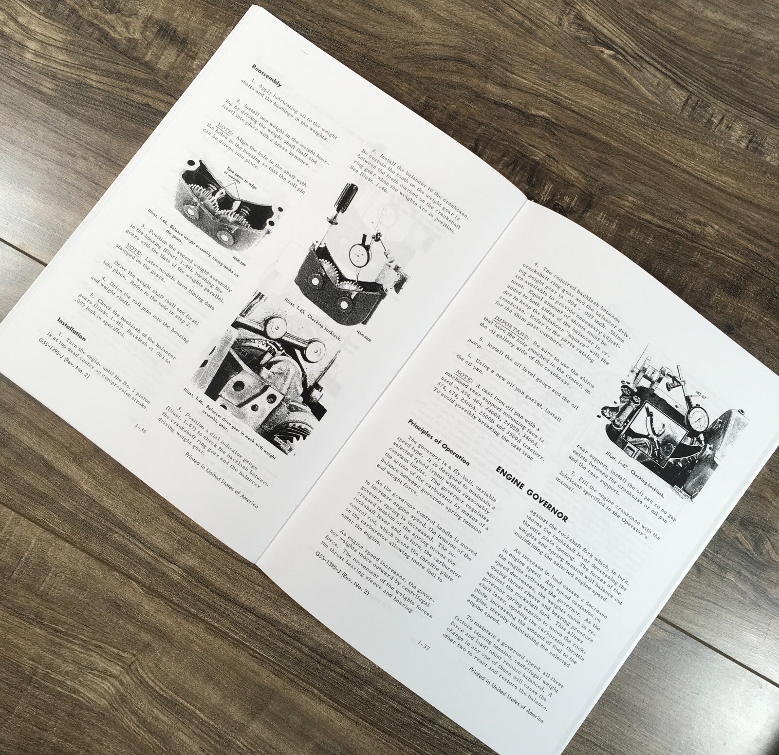 Farmall C-157 C-175 C-200 Engine Fuel Service Shop Repair Manual International