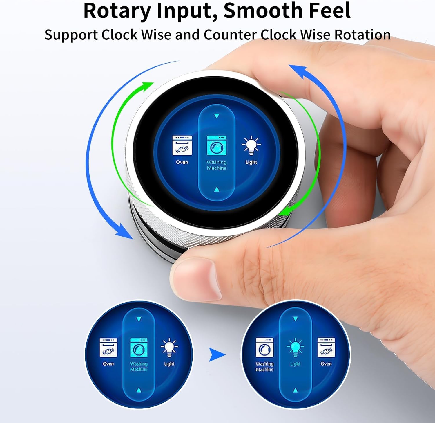 ESP32 Rotary Display HMI IPS Round Knob Touch Development Board for Arduino IDE