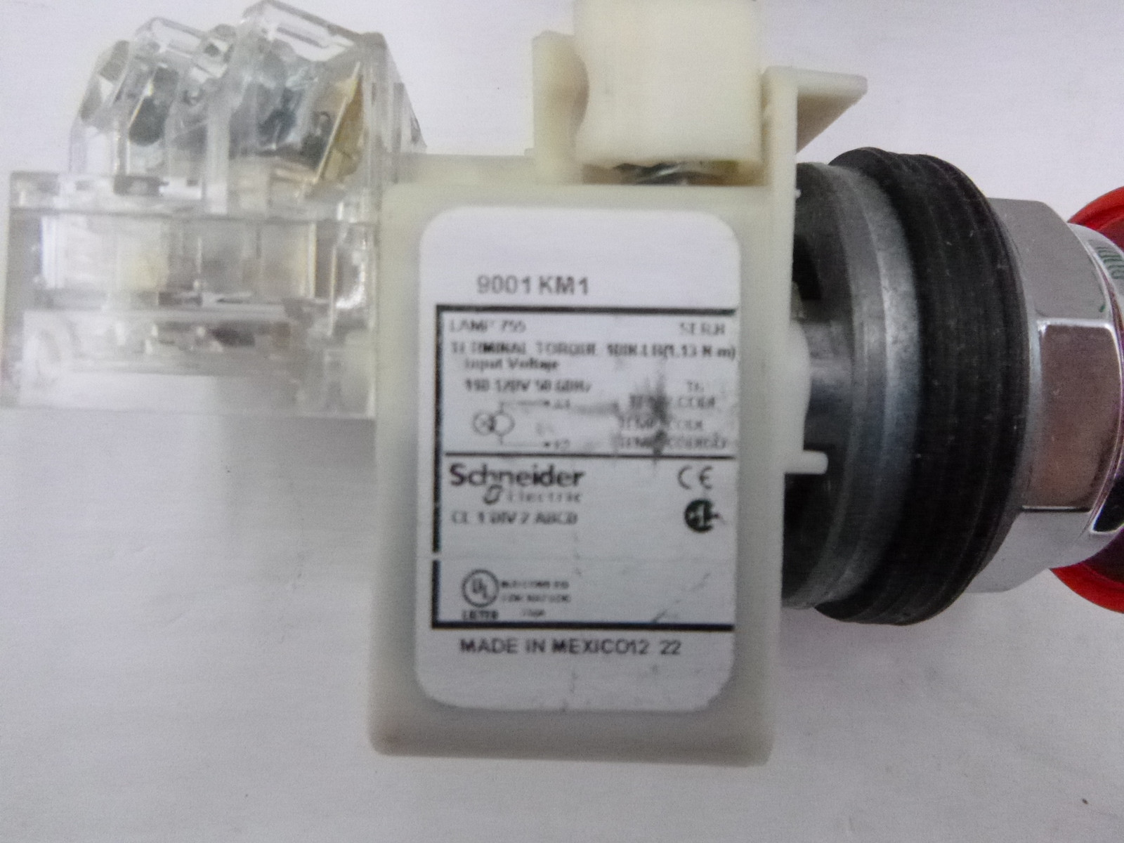 Schneider Electric 9001KR9P1RH13 10A 30MM Push Button 9001 KM1