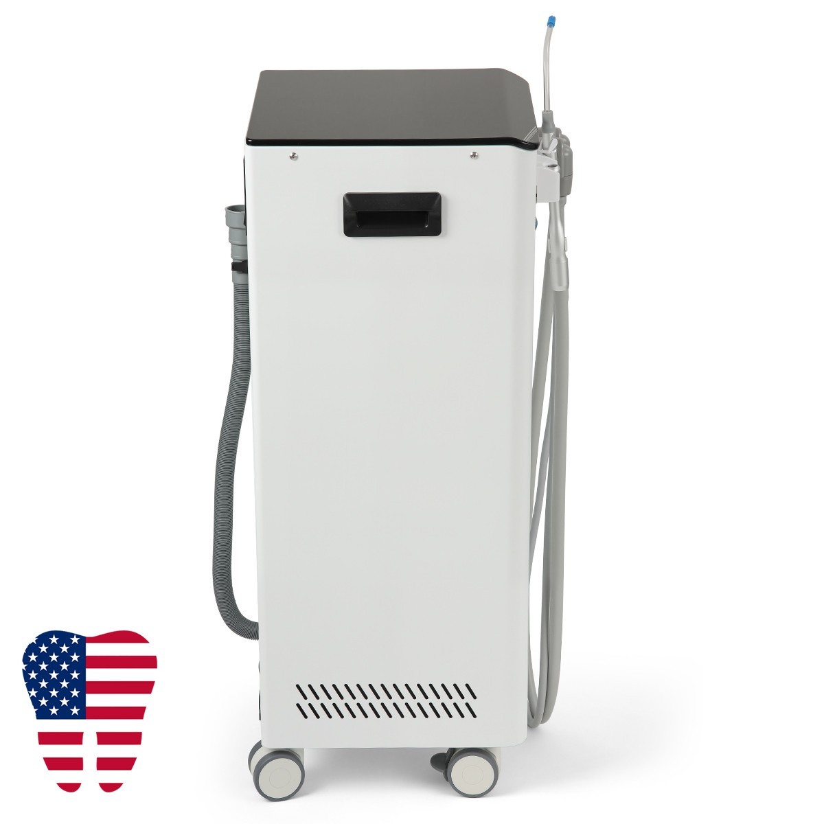 Portable Dental Mobile Suction Unit System Negative Pressure Pump High Volume