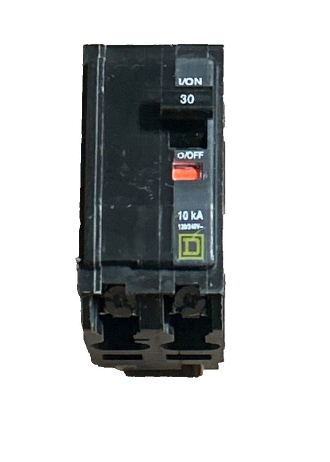 3 pack Square D 15A Single Pole Circuit Breaker Plug-On Type 120V Panel Breakers