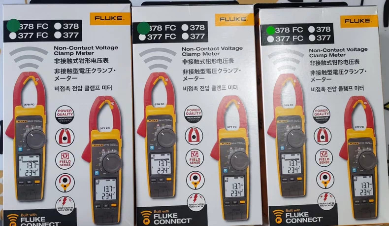 Fluke 378 FC Non-Contact Voltage True-rms AC/DC Clamp Meter with iFlex