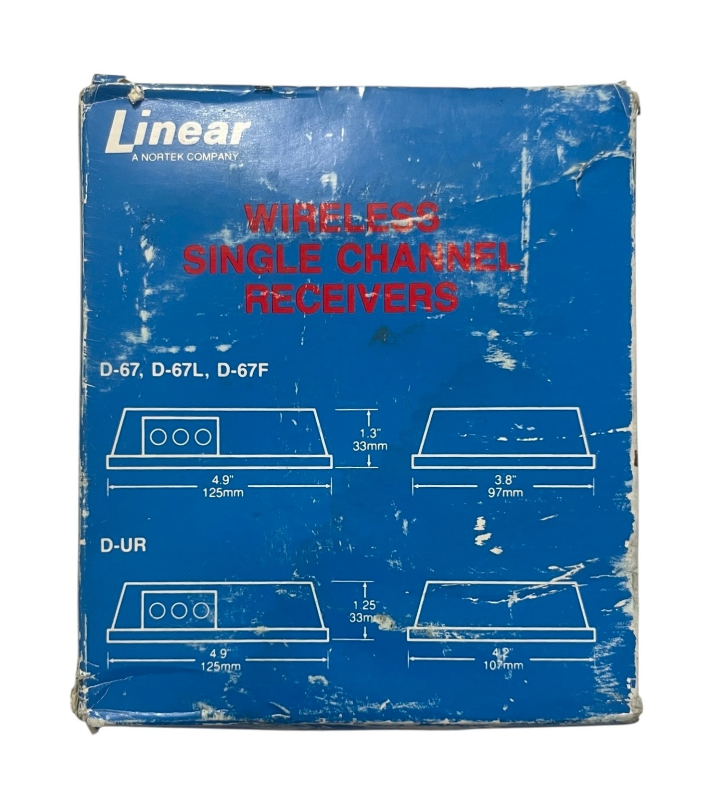 Linear D-67 Wireless Single Channel Digital Receiver Beige