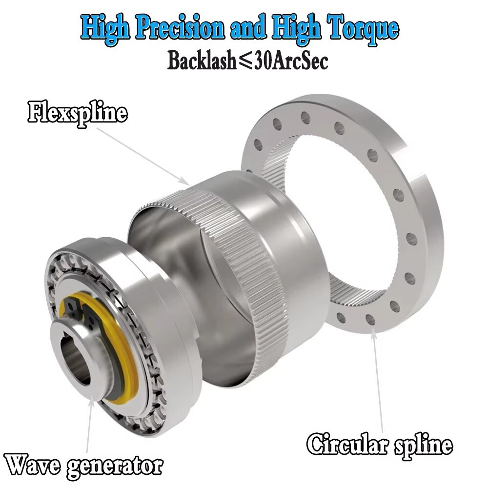 Micro Harmonic Drive Reducer Precision Harmonic Gearbox Robot Arm Cam Divider