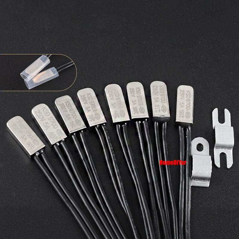 KSD9700 Metal Temperature Switch Thermostat Thermal Protectors NO/NC 40℃~150 ℃