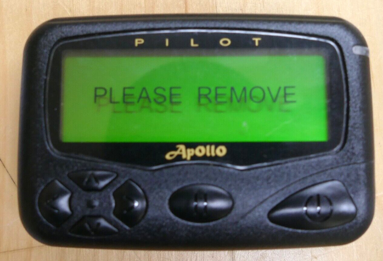 Apollo Pilot AL-A26 Alphanumeric Pager VHF 162-174 MHz POCSAG Clinical repl. 990