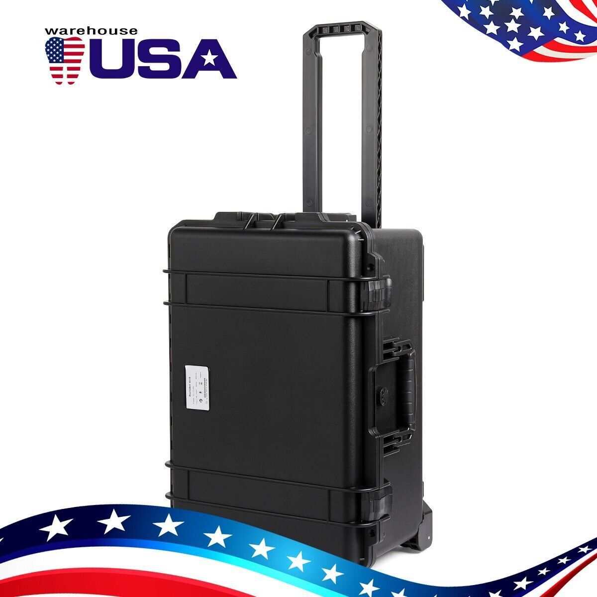 Portable Dental Delivery Unit Rolling Mobile Case Air Compressor Suction System