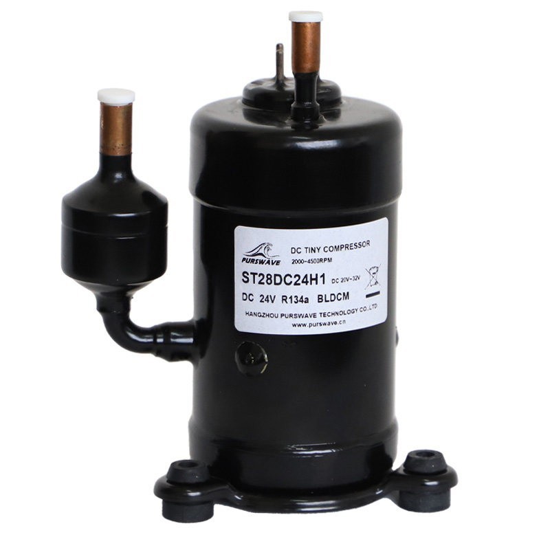 ST19DC Compact Refrigeration Compressor DC 12V 24V 48V Miniature Compressor