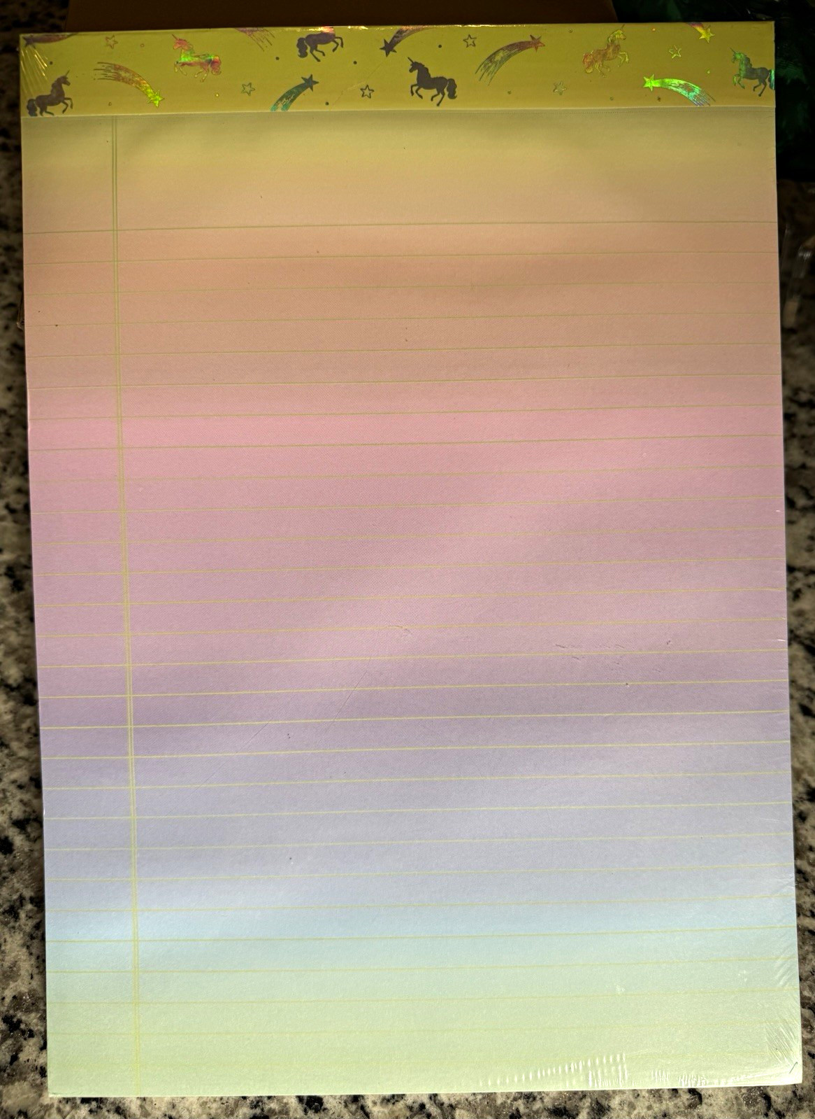 Lady Jayne Ltd. Unicorn Shooting Star Lined Notepad Set 8.5 x 11 in MPN 17211