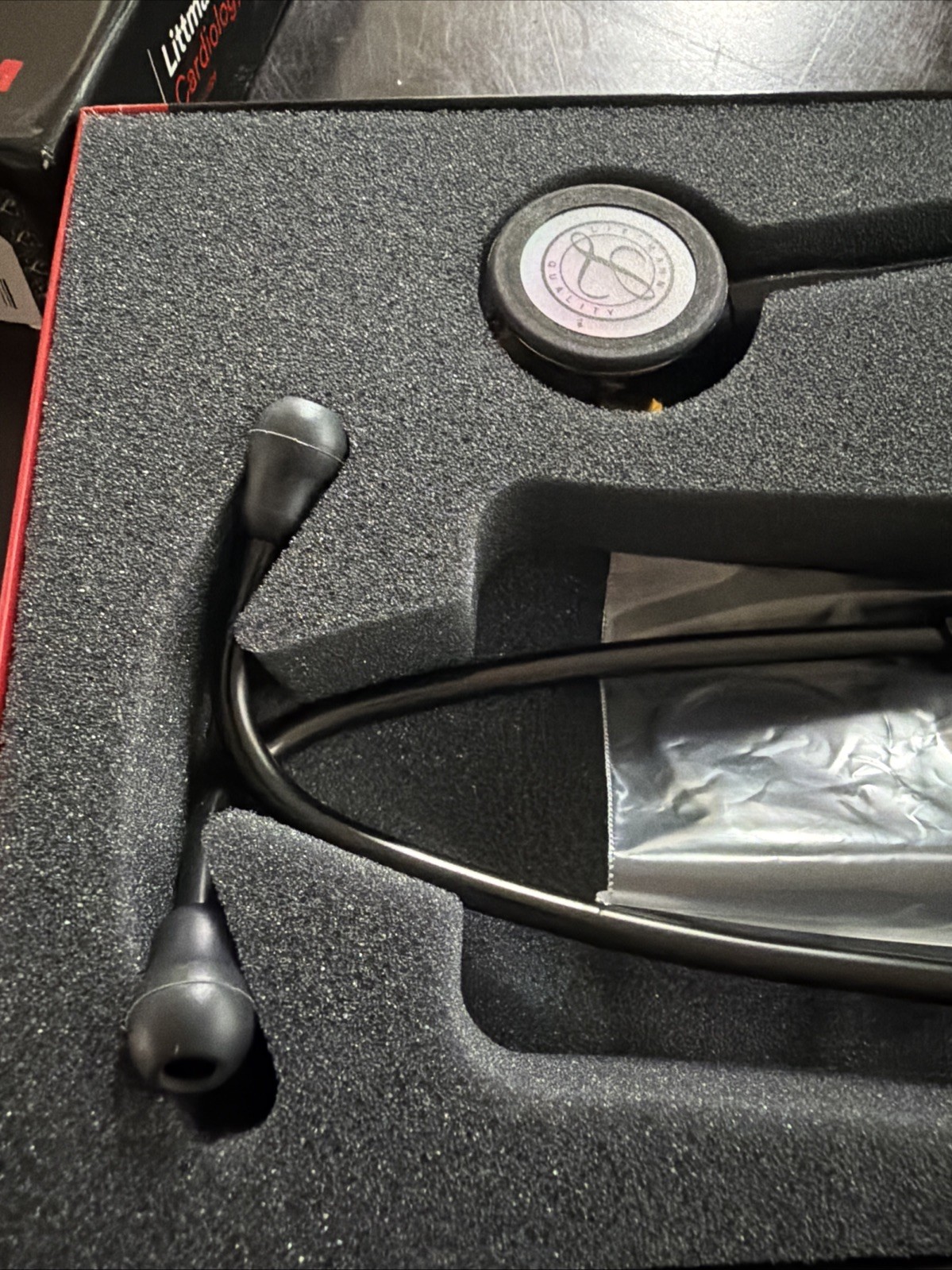 3M™ Littmann® Cardiology IV™ Stethoscope, High Polish RainbowBlack NEW 6240