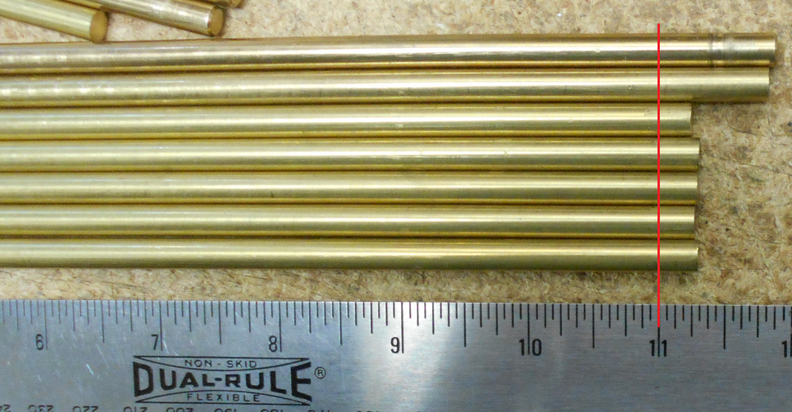 (7) pieces 360 SOLID BRASS round stock 1/4″ (0.25) 11″ RND rod – CUTOFFS